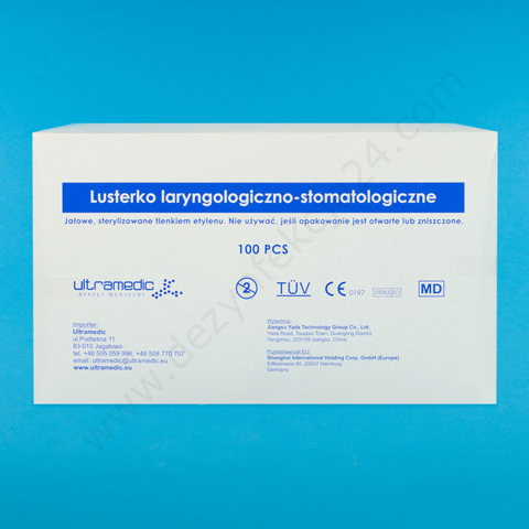 Lusterko laryngologiczne 1 x uż. (100 szt.) - Ultramedic