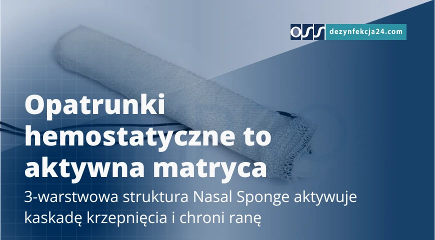 Hemostatyki to aktywna matryca o wielu funkcjach