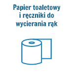 papier toaletowy i reczniki do wycierania rąk