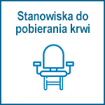 Stanowiska do pobierania krwi