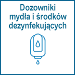 Dozowniki do mydła i środków dezynfekujących