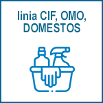 linia produktów do sprzątania CIF OMO DOMESTOS