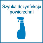 Szybka dezynfekcja powierzchni
