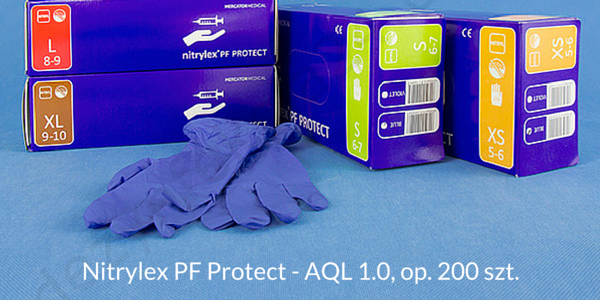 Nitrylex PF protect - 200 sztuk AQL 1.0