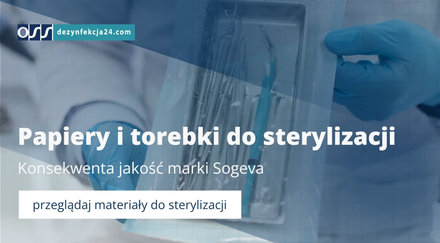 Papiery i torebki do sterylizacji