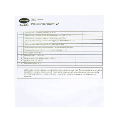 Foliodrape ZESTAW - pakiet chirurgiczny 2 A Combi Set
