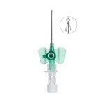 Kaniula Vasofix Safety Pur 18G 1,3 x 33 mm zielona, z osłoną i portem do iniekcji - Braun