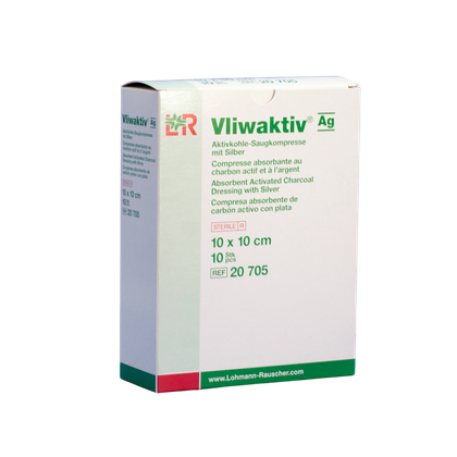 VLIWAKIIV Ag 10 x 10 cm. Opatrunek przeciwbakteryjny (10 szt.)