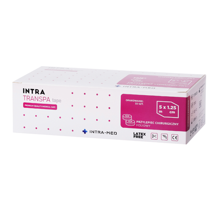 Przylepiec foliowy - Intra Transpa Tape 1,25 cm x 5 m (32 szt.)
