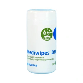Chusteczki Mediwipes DM do delikatnych powierzchni (100 szt.) TUBA
