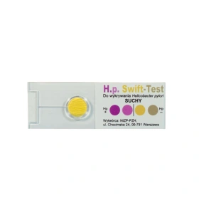 Test ureazowy do wykrywania Helicobacter Pylori (50 szt.) - suchy PZH