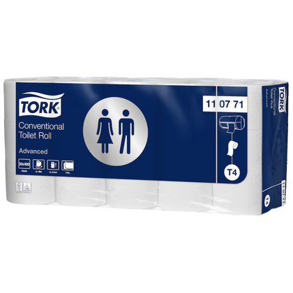 Papier toaletowy Advanced 2-warstwowy, 48m (30 rolek), T4 - Tork