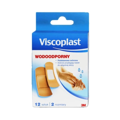 Plaster wodoodporny - Viscoplast (12 szt.) - 3M