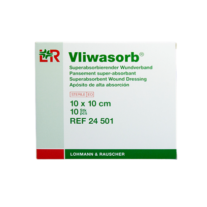 VLIWASORB 10 x 10 cm. opatrunek wysoce chłonny (10 szt.)