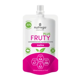 Nutrego FRUTY PLUS 175 ml malina (4 szt.)