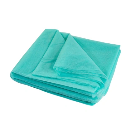 Prześcieradło z flizeliny 1 x uż. 210 x 80 cm. (20 szt.) - ZIELONE