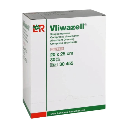 Vliwazell Sterile 20 x 25 cm. Opatrunek wysoce chłonny, STERYLNY (30 szt.)