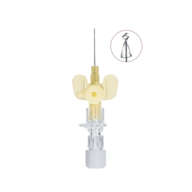 Kaniula Vasofix Safety Pur 24G 0,7 x 19 mm żółta, z osłoną i portem do iniekcji - Braun
