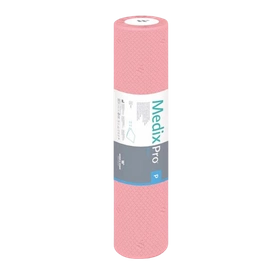 Podkład bibułowy w rolce 60 cm x 50 m, perforacja co 50 cm - MedixPro, różowy