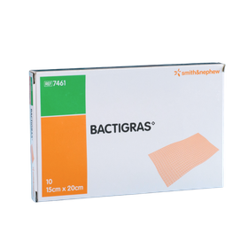 Bactigras opatrunek 15 x 20 cm. (10 szt.)