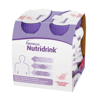 Nutridrink truskawka 125 ml (4 szt.)