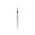Strzykawka trzyczęściowa 1 ml do insuliny U-40 z igłą 0,4 x 13 mm (100 szt.) - KD-JECT