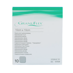 Granuflex opatrunek hydrokoloidowy 10 x 10 cm (10 szt) - ConvaTec
