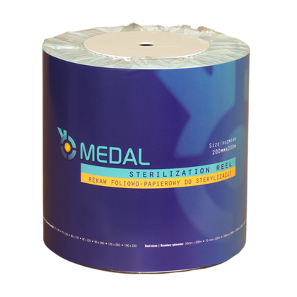 Rękaw sterylizacyjny z zakładką 20 cm - MEDAL