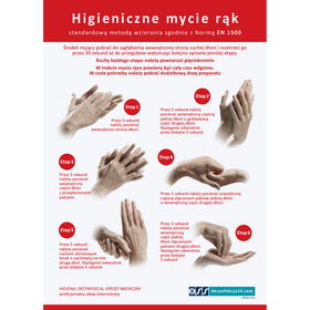 Instrukcja -  Higieniczne mycie rąk
