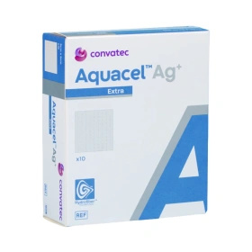 Aquacel AG+ Extra - opatrunek 5 x 5 cm. (10 szt.) - ConvaTec