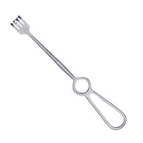 Hak chirurgiczny KOCHER 4-zębny - ostry