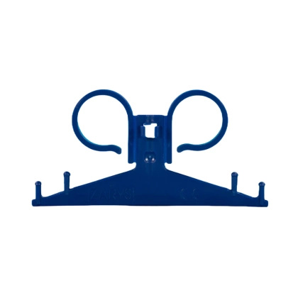 Wieszak do worków na mocz 2 uchwyty, niebieski (5 szt.)