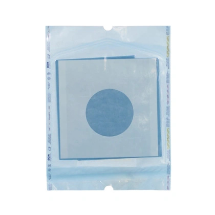 MATODRAPE - serweta z laminatu TF 45 x 45 cm z otworem 8 cm i przylepcem, STERYLNA - Matopat