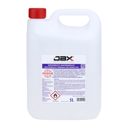 JAX 34 Premium Wirusobójczy, bakteriobójczy i grzybobójczy preparat dezynfekcyjny 5L