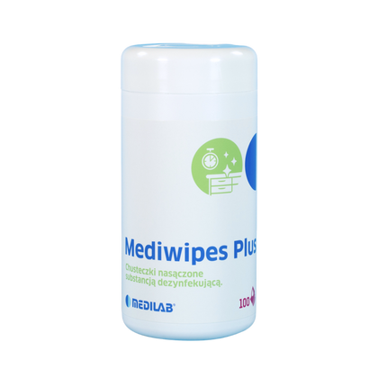 Chusteczki alkoholowe Mediwipes plus (100 szt.) TUBA