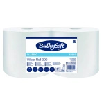 Czyściwo papierowe w rolce, białe, 300 m (2 szt.) - BulkySoft Premium