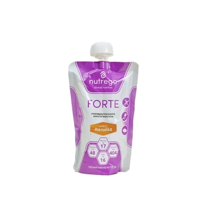 Nutrego FORTE 12 x 200 ml o smaku morelowym