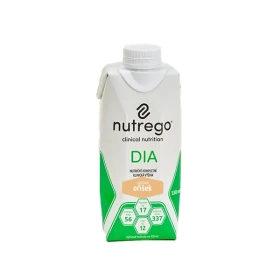 Nutrego DIA 12 x 330 ml o smaku orzechowym - płynna dieta dla diabetyków