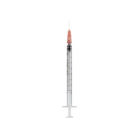 Strzykawka trzyczęściowa 1 ml do insuliny U-40 z igłą 0,4 x 13 mm (100 szt.) - KD-JECT