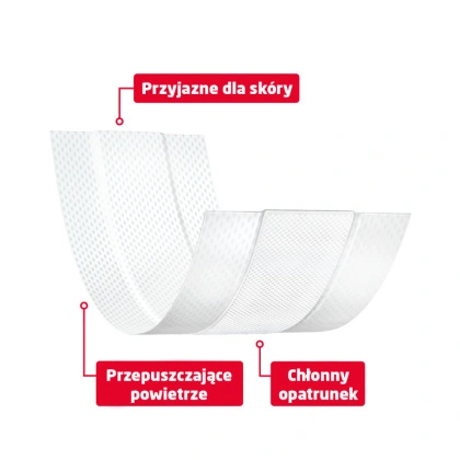 Plastry Leukoplast Soft White 6 x 10 cm (10 szt.)