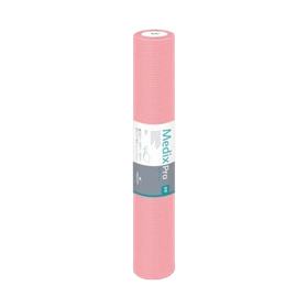Podkład podfoliowany w rolce 60 cm x 40 m, perforacja co 50 cm - MedixPro, różowy