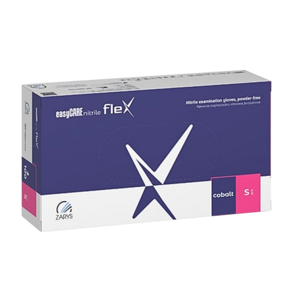 easyCARE FLEX rękawice nitrylowe bezpudrowe kobaltowe (100 szt.)