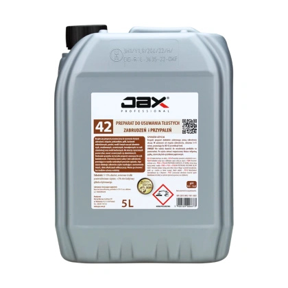 JAX 42 Preparat do usuwania tłustych zabrudzeń 5 L
