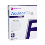 Aquacel Ag Foam N/ADH - opatrunek 10 x 10 cm. (10 szt.) - ConvaTec