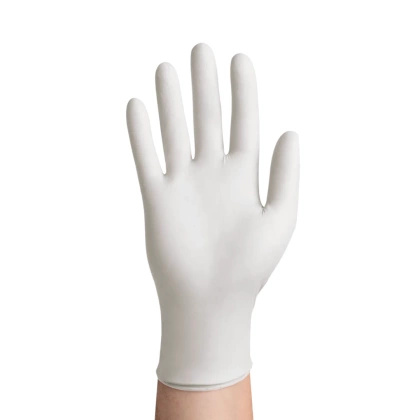 easyCARE FLEX rękawice nitrylowe bezpudrowe białe (100 szt.)