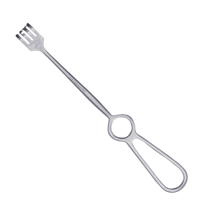 Hak chirurgiczny KOCHER 4-zębny - ostry