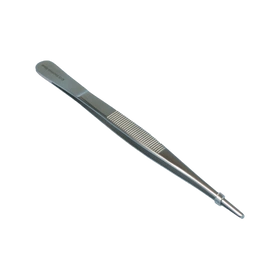 Pinceta chirurgiczna 16 cm 1/2 ząbki - prosta, wąska