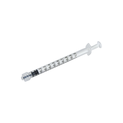 Strzykawka trzyczęściowa 1 ml, LL (100 szt.) - Medical Brokers