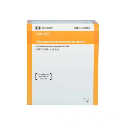 Opatrunek piankowy Kendall AMD z wycięciem 8,9 cm x 7,6 cm (1 szt.) -  Covidien