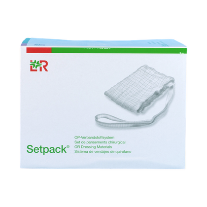 SETPACK Toptex lite RK - Serweta gazowa 4. warst. 20. nitk. RTG 40 x 40 cm. (10 x 5 szt) sterylna, biała -  L&R